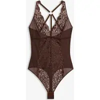 Bonprix Stringbody zonder beugels met elegante borduursels maat 48/50 (XL)