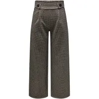 JDY Bandplooibroek 'JDYGeggo Mia' cappuccino / zwart