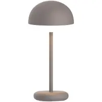 Luxus Europe - Tafellamp Rhodos Taupe - Draadloze Tafellamp Buiten - Oplaadbaar