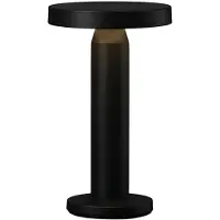 Luxus Europe - Tafellamp Solar Rio Zwart - Draadloze LED Solar Tafellamp Buiten - Zonne-energie & USB-C Oplaadbaar