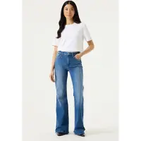 Garcia Isabella dames Jeans, 32/30, Blauw, Flared fit