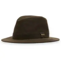 Barbour Dames Vintage gewaxte Bushman hoed olijfgroen (M), Casual, Katoen LHA0401