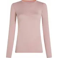 Icebreaker - Dames thermokleding - W Merino 260 Oasis LS Crewe Pink Quartz voor Dames van Wol - Maat S - Roze