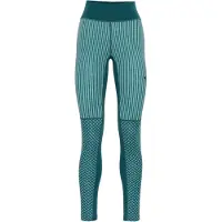 Kari Traa - Women's Smekker High Waist Pants - Merino-ondergoed XS, turkoois