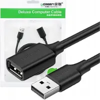 UGREEN - verlengstuk - USB 2.0 adapter 5m zwart - (US103)