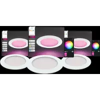 Philips Hue Inbouwspot Slim 3-Pack - White and Color - 170mm - Wit
