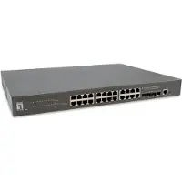 Level One GTP-2871 - Switch - L3 Lite - beheerd - 24 x 10/100/1000 (PoE+)