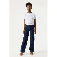 Garcia Ilvy straight leg jeans - donkerblauw Meisjes Denim Effen - maat 170