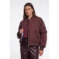Rino & Pelle Djenna.7002611 rino en pelle bomber jacket fudge cloak and light blue