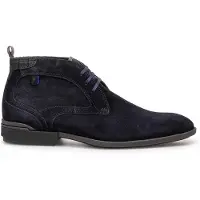 Floris van Bommel suede boots donkerblauw