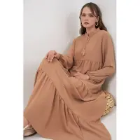 Big Dart Maxi-jurk met strikdetail