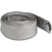 DeLOCK polyester kabelsleeve met ritssluiting | 50mm | hittebestendig | grijs | 2 meter