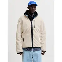Jack & Jones Fleece jas greige