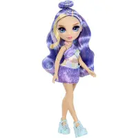 Van Der Meulen Rainbow High My Fashion Style Violet - modepop van 28 cm met paarse statementoutfit en stijlvolle handtas. Geweldig speelgoed of cadeau voor kinderen van 4-12 jaar