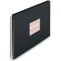 Hama Spiraal fotoalbum - Fine Art - 36x32 - 50 pagina's - Zwart