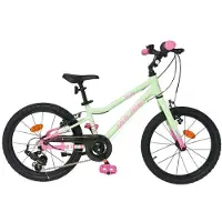 Volare Milano Kinderfiets - Meisjes - 14 inch - Mintgroen - Twee handremmen