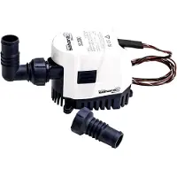 Attwood Sahara Mk2 1200 Threaded Bilge Pump 24v Zilver