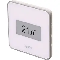 Uponor Smatrix Wave ruimtethermostaat m. luchtvochtigheidssensor Style T-169 verkeerswit RAL9016)