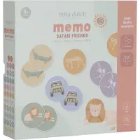 Little Dutch Memo spel FSC - Safari Friends