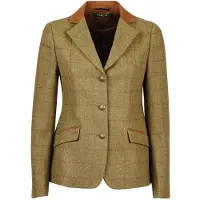Dublin Slim-fit damesrijjas met suède kraag Albany Tweed