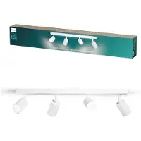 Philips Wyatt Led Opbouwspot | 4 spots | Wit | GU10 fitting