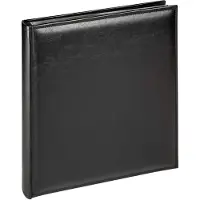 Walther design FA-386-B Deluxe - Classic album - Formaat 28x30,5 cm x 50 zwarte pagina's - Zwart