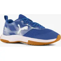 Puma Varion junior imitatieleren voetbalschoenen - kobaltblauw/wit Jongens/Meisjes Imitatieleer - maat 39
