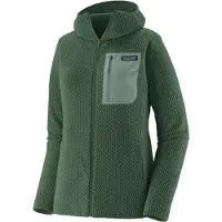 Patagonia - Women's R1 Air Full-Zip Hoody - Fleecevest M, olijfgroen/groen