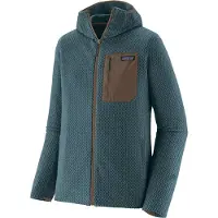 Patagonia - R1 Air Full-Zip Hoody - Fleecevest L, blauw