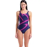 Arena - Women's Flash Swimsuit U Back Lb - Badpak 44, meerkleurig