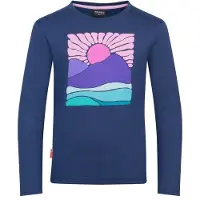 TROLLKIDS - Girl's Falketind Longsleeve - Longsleeve 98, blauw