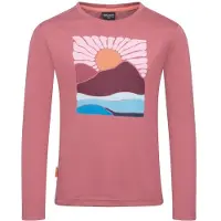 TROLLKIDS - Girl's Falketind Longsleeve - Longsleeve 116, roze
