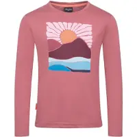 TROLLKIDS - Girl's Falketind Longsleeve - Longsleeve 128, roze