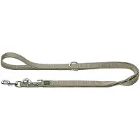 Hunter - Verstellbare Führleine Maldon 3.0 - Hondenriem Width: 2,0 cm, Length 200 cm, greige