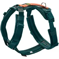 Hunter - Maldon 3.0 - Hondentuig XS - Hals 31 – 49 cm, Bauch 34 – 49, blauw/oranje