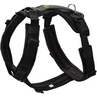 Hunter - Maldon 3.0 - Hondentuig S/M - Hals 46 – 82 cm, Bauch 47 – 69, zwart/grijs