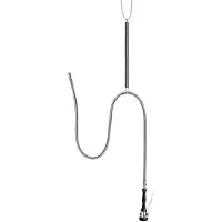 Saro Hangende douchekop met plafondmontage, model roze (2 meter)