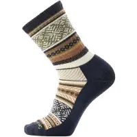 Smartwool - Women's Everyday Cozy Fair Isle Sweater Crew Socks - Multifunctionele sokken 46-49, blauw