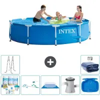 Intex Framezwembad, rond - 305x76 cm - 8-delig, model S20426