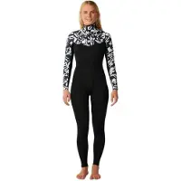 Rip Curl Dawn Patrol Pro 3/2 Mm Dames Wetsuit Van Neopreen Met Lange Mouwen En Rits Op De Borst