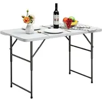 Famanu inklapbaar bureau - 122 cm x 60 cm, ruimtebesparend en modern