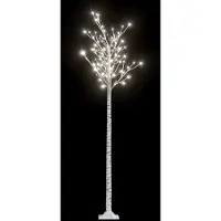 Syfax Kerstboom wilg met 220 koudwitte LED's binnen en buiten 2,2 m