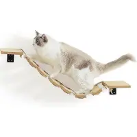 Famanu kattenbrug met klimtrap - 325 cm breed - doe-het-zelf kattenpad