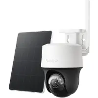 Reolink 4MP Go-Serie Accubeveiligingscamera - Tot 512GB - Zonne-Aangedreven - ColorX-Nachtzicht - Ingebouwde SIM-Kaart - Slimme Detectie - Go PT S Lite + Zonnepaneel