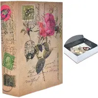 Unyqoos Famanu Geldveilige boeken. Draagbare, verborgen geldkist met combinatiecijferslot - Groot formaat (L)