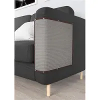 Famanu krabmat voor katten - Natuurlijke sisalmat voor bank en bed - Zwart - 196 x 157 cm