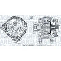 MAGNETI MARELLI 063731576710 Dynamo / Alternator