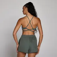 Myprotein MP Dames Tempo Verstelbare Sport-BH met Bandjes op de Rug - Cloudy Green - S