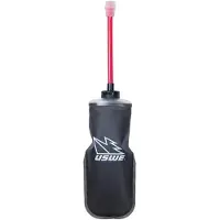 USWE Straw And Valve Soft Flask 500ml Zwart