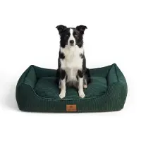 Peluvio Hirado – Hondenmand met Hoge Randen – Maat L – Comfortabel & Antislip – Wasbare Hoes – Geborgenheid voor Honden van Alle Leeftijden